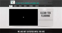 Desktop Screenshot of cleantekflooring.com